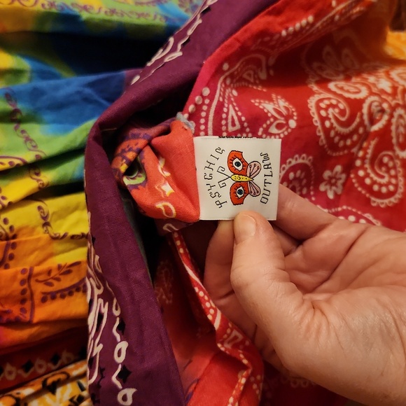 Psychic Outlaw custom Classic Bandana Mini Dress - Picture 3 of 11